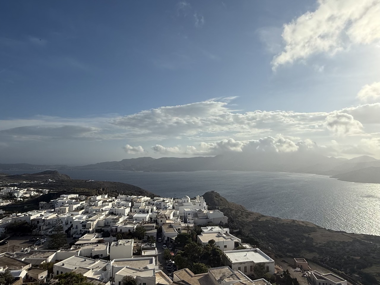 View from Plaka in Milos