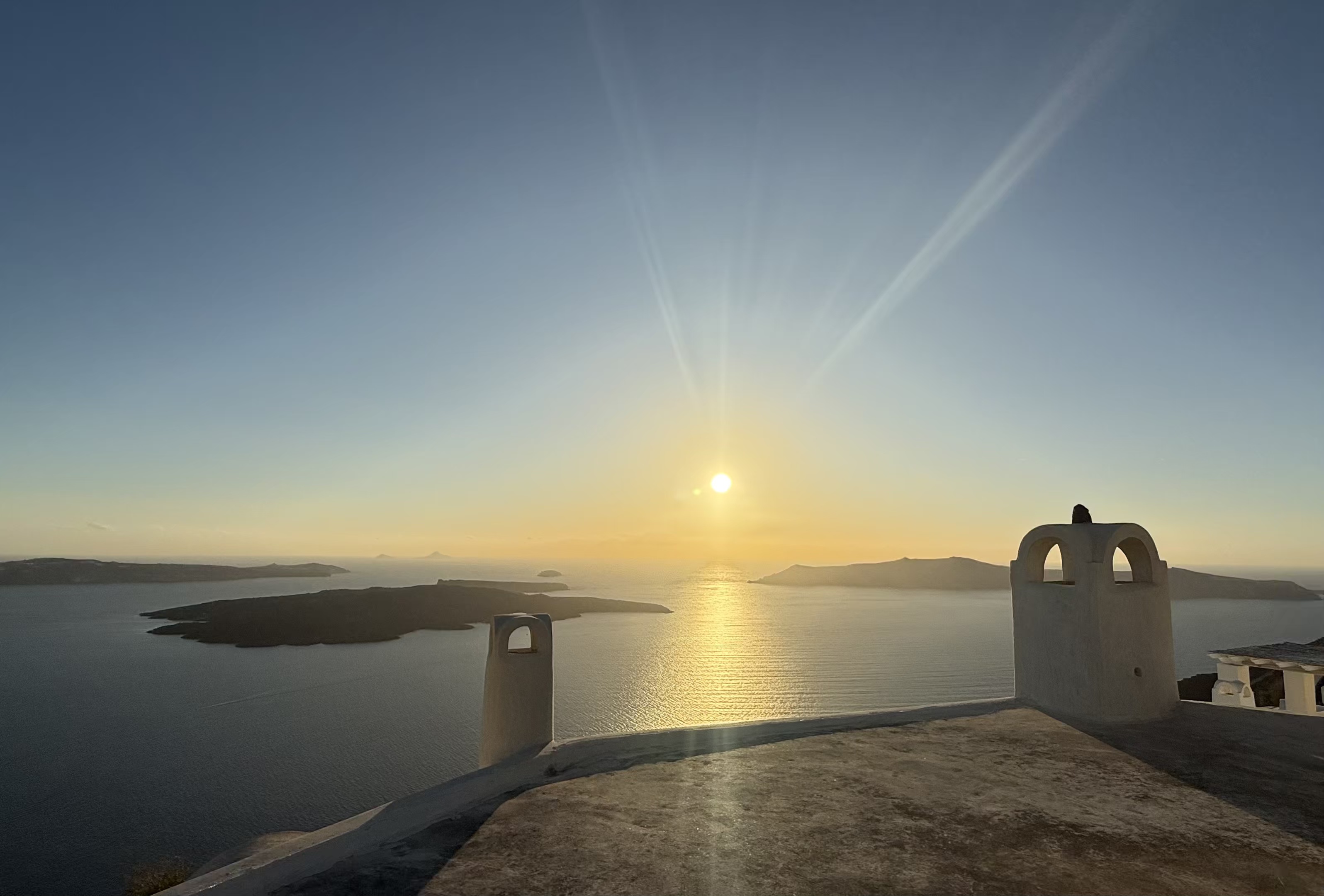 Sunset in Santorini